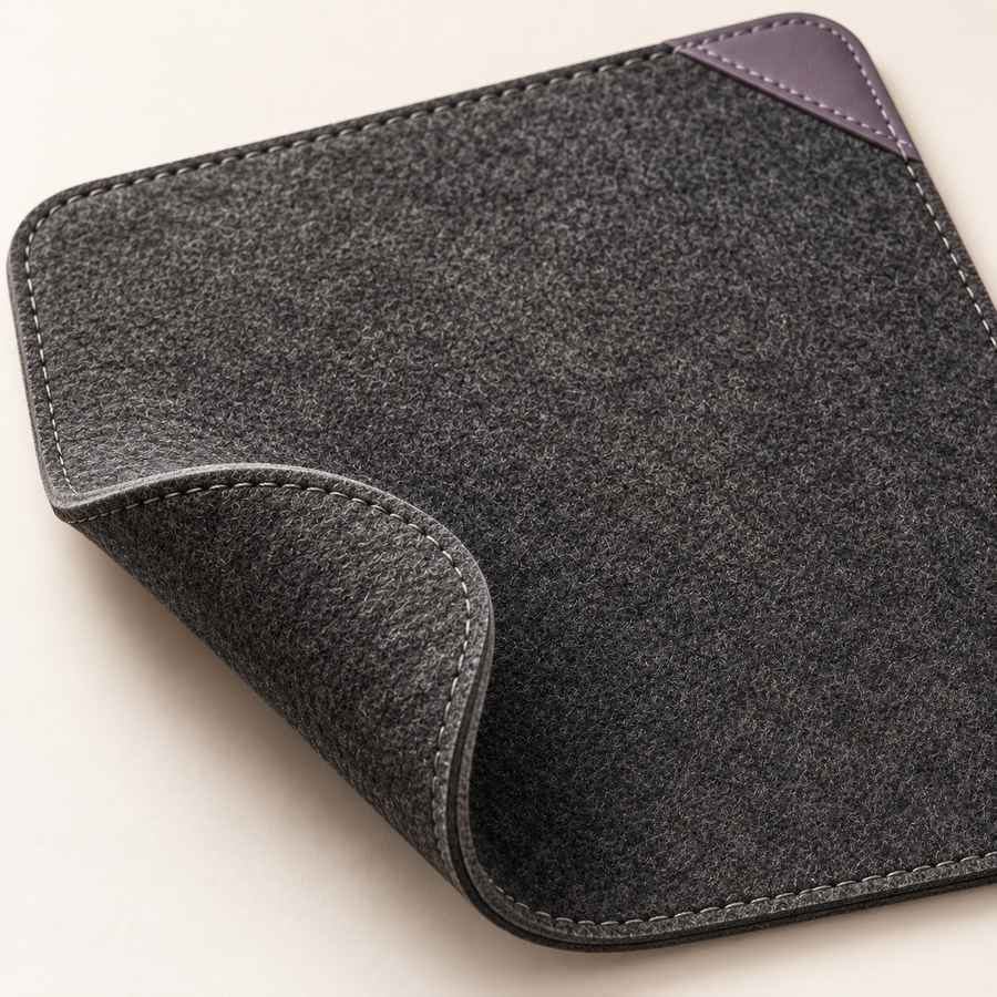 Large Felt Desk Mat — detail