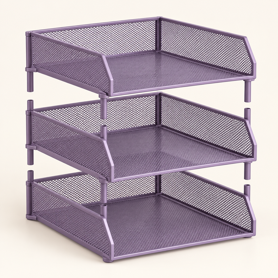 Stackable Document Tray Set — feature