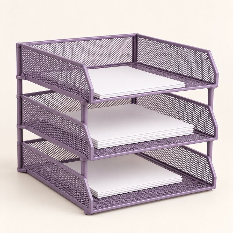 Stackable Document Tray Set — overview