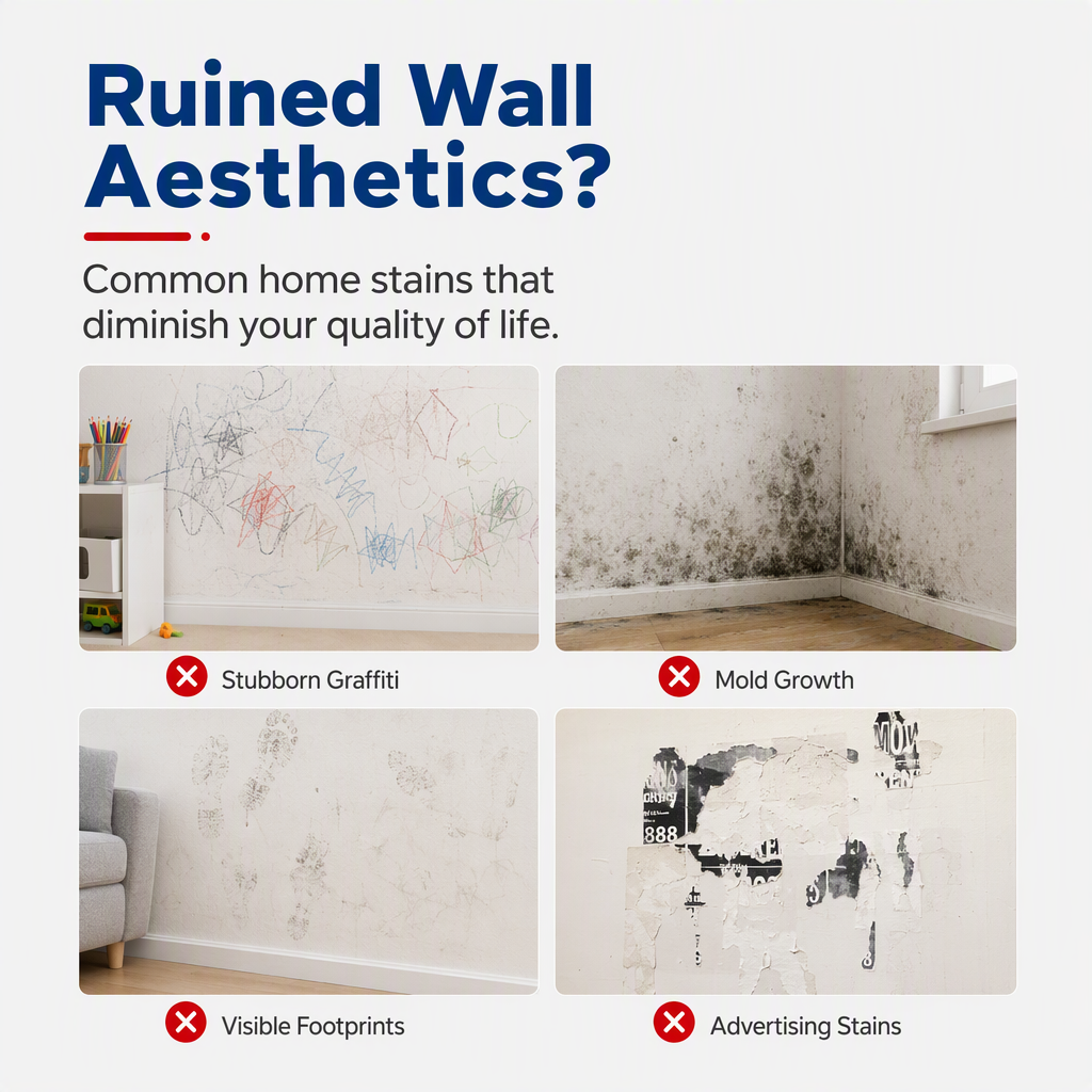 🎁Buy 1 Get 1 Free🔥Waterproof Wall Repair Paste with Integrated Small Roller Brush