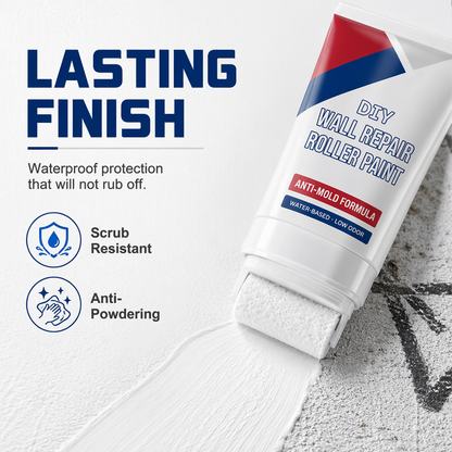 🎁Buy 1 Get 1 Free🔥Waterproof Wall Repair Paste with Integrated Small Roller Brush