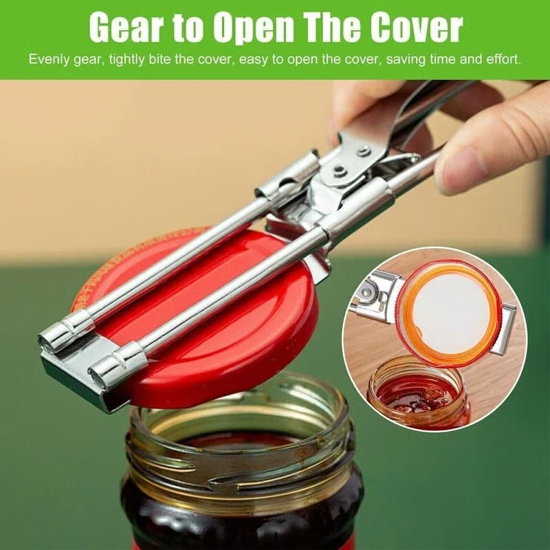 🎁Last Day 50% off🔥Adjustable Stainless Steel Jar Opener