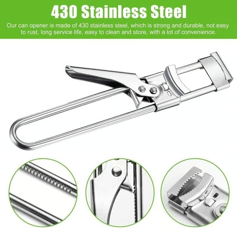 🎁Last Day 50% off🔥Adjustable Stainless Steel Jar Opener