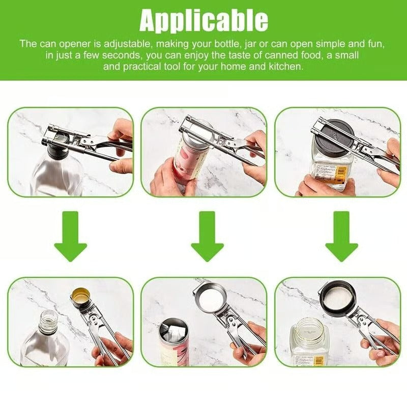 🎁Last Day 50% off🔥Adjustable Stainless Steel Jar Opener