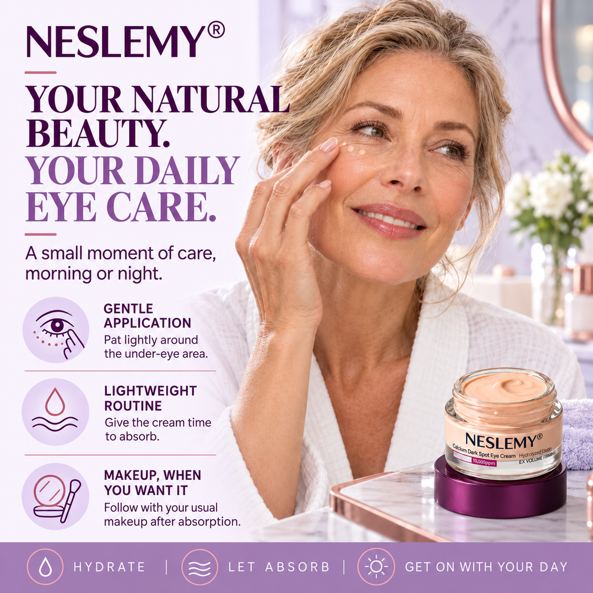 🎁Last Day Buy 1 Get 1 Free 🔥Calcium Dark Spot Eye Cream
