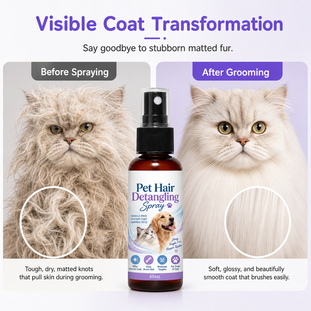 🎁Buy 1 Get 1 Free🐾 Pet Detangling & Smoothing Spray