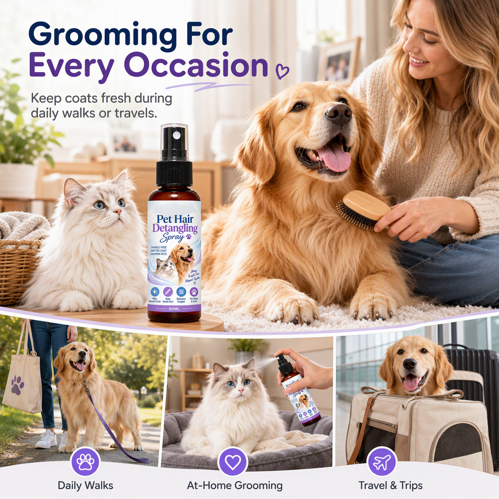 🎁Buy 1 Get 1 Free🐾 Pet Detangling & Smoothing Spray