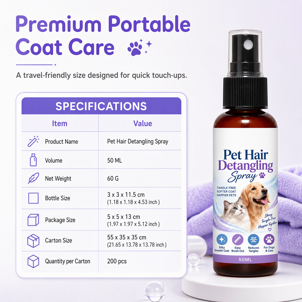 🎁Buy 1 Get 1 Free🐾 Pet Detangling & Smoothing Spray