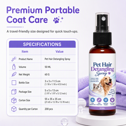 🎁Buy 1 Get 1 Free🐾 Pet Detangling & Smoothing Spray