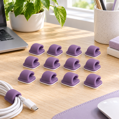 Adhesive Cable Clip Set — lifestyle