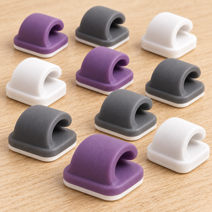 Adhesive Cable Clip Set — detail