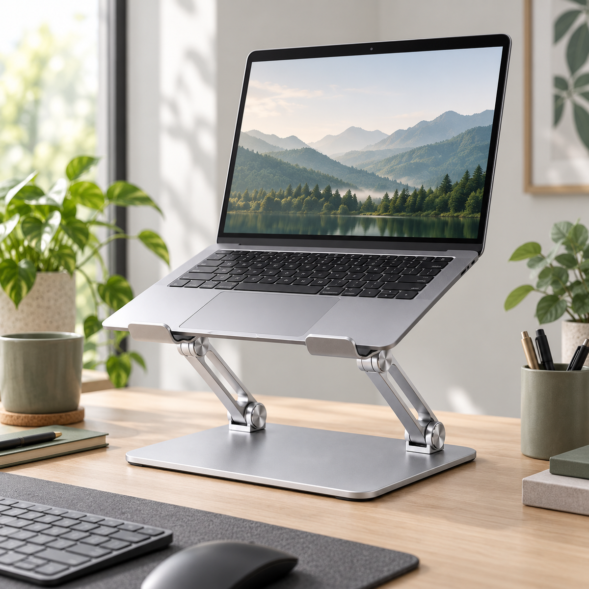 Adjustable Laptop Stand — lifestyle
