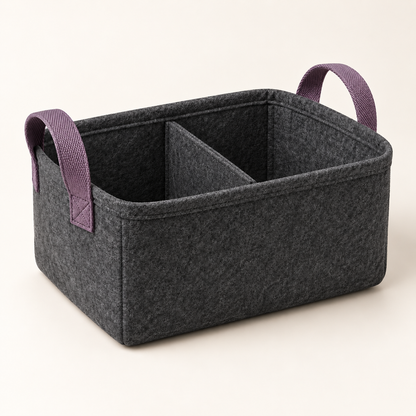 Felt Cable and Accessory Basket — feature